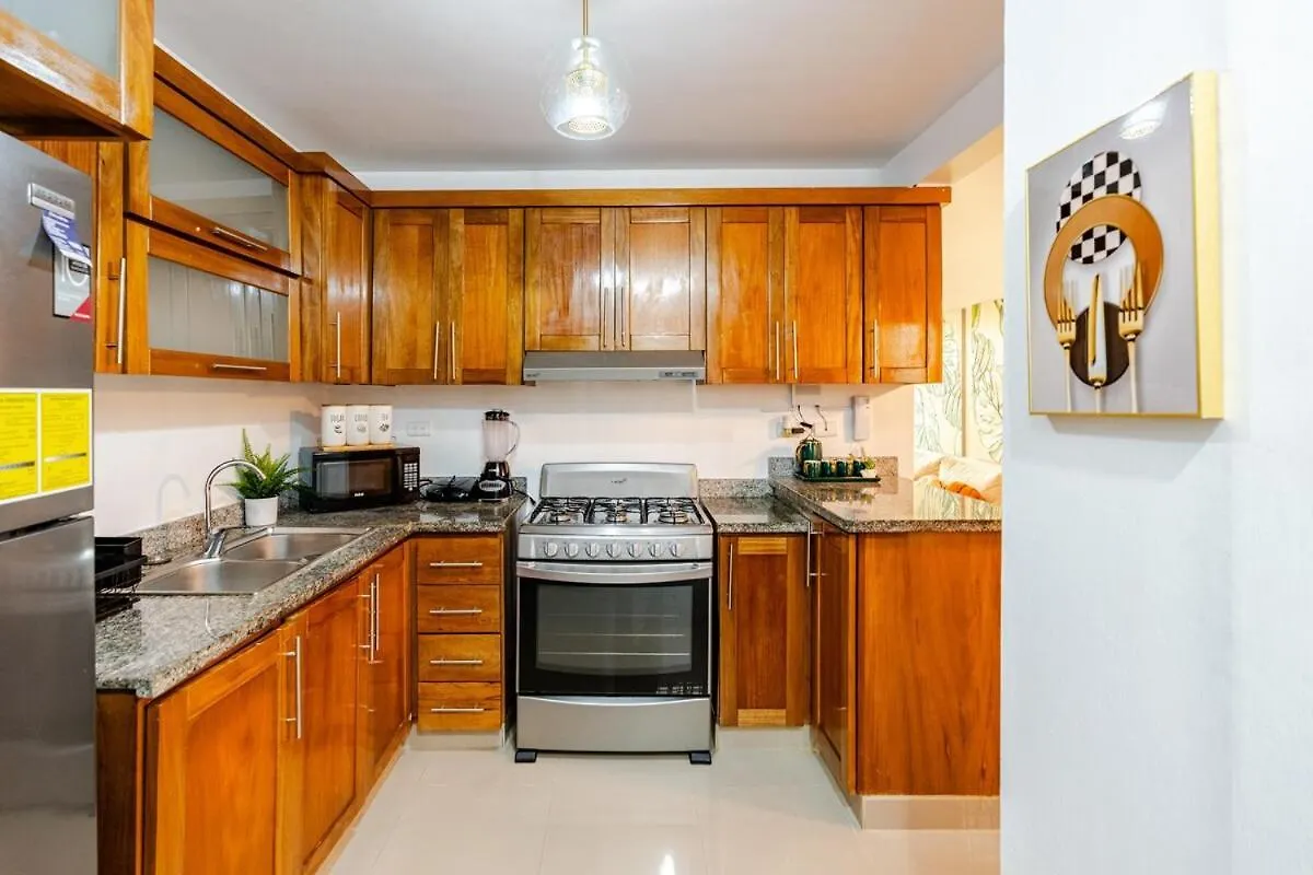 Apartment Ferienwohnung Chic Urban Retreat With Pool, Gym, & Free Parking Santiago De Los Caballeros Dominikanische Republik